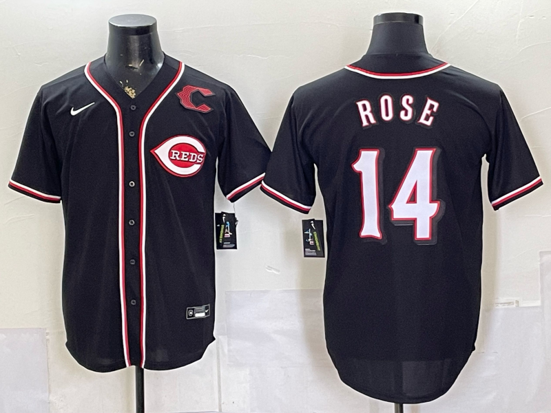 2026 Men Boston Red Sox #14 Rose black Nike MLB Jersey 0632003->boston red sox->MLB Jersey